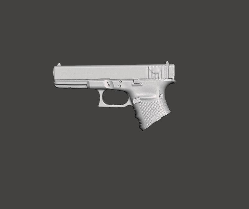 Glock 20 Gen 4 10MM Auto Real Size 3d Gun Molds