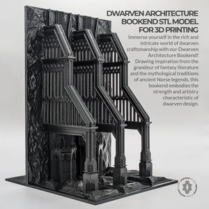 Dwarven Architecture Bookend