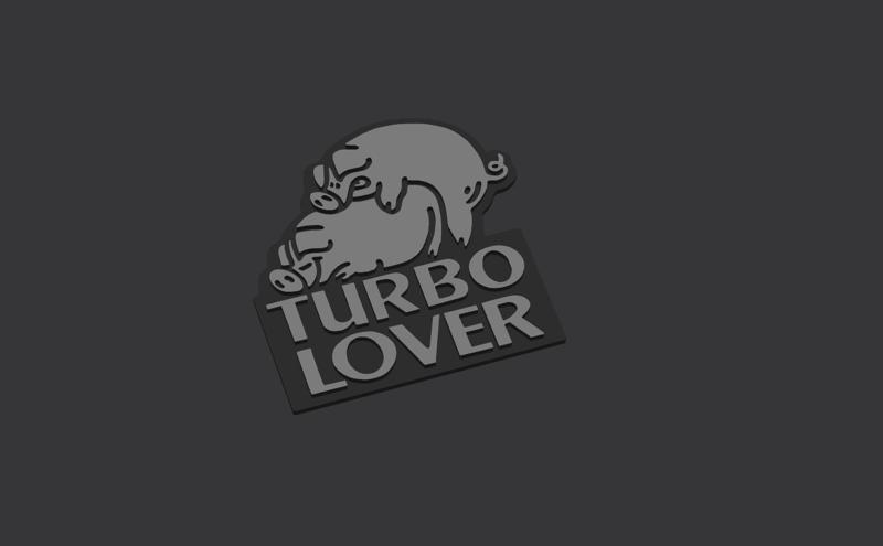 Turbo Lover Pigs VW Emblem