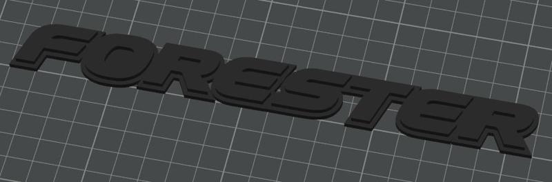 SUBARU FORESTER LOGO