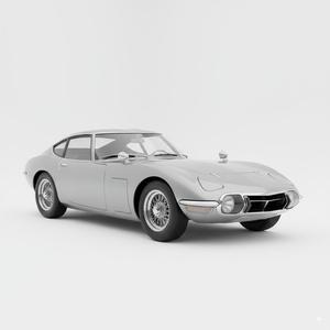 Iconic 1967 Japanese Sports Coupe 3D Print Model - Classic Automotive Collector's STL File