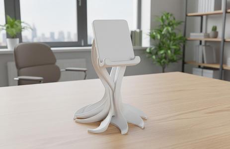Phone Holder Abstract 3D Printable 3D print model