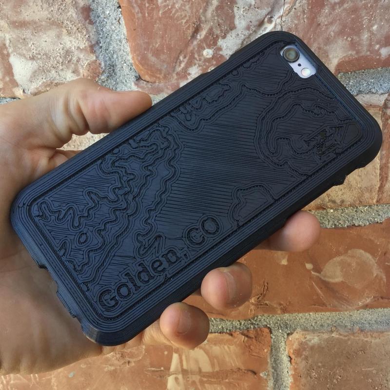 Topographic iPhone Case - Golden, CO
