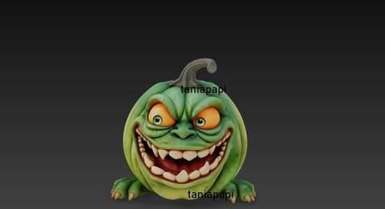 Scary Halloween Pumpkin