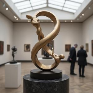 Golden Infinity Dance Sculpture