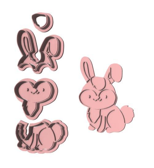 Cortador Animais do Bosque - Coelho