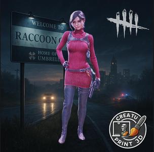 Ada Wong Residual Evil Dead by Daylight 3D Printable Model / Ada Wong Residual Evil Dead by Daylight 3D Printable Model