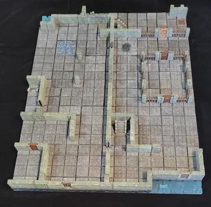terrain, tile, rpg, 28 mm, d&d, Dungeon set 1 (Quick tiling system volume 1)