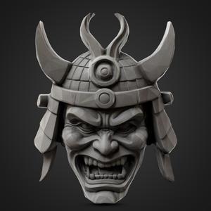 Samurai low poly