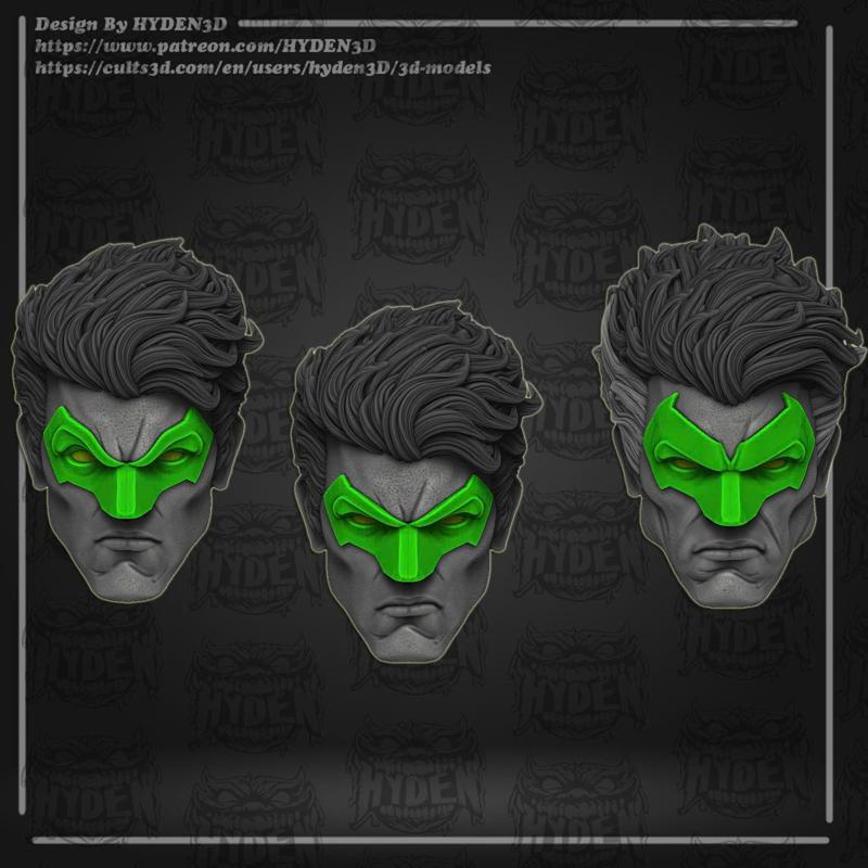 green lantern head