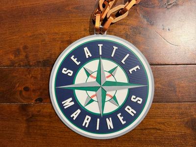 Seattle Mariners Oversized Necklace Logo