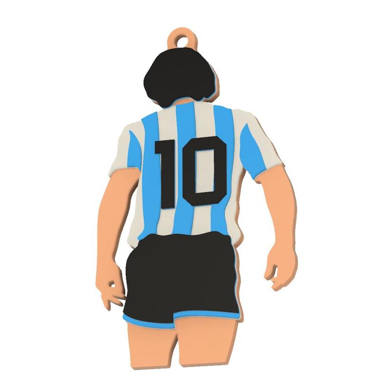 Key ring Maradona Dorsal 1986