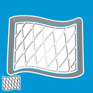 Oktoberfest cookie cutters - Bavarian flag (style 1)