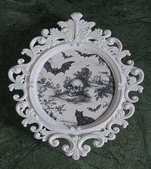 Candle lid frame display