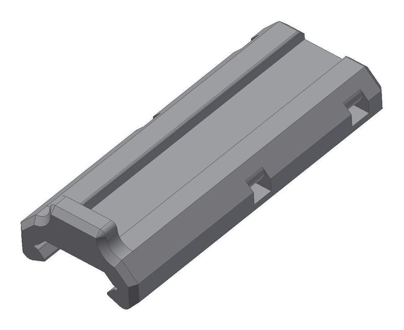 Switch Holder for Airsoft Weapon Light / Tactical Torch - 20mm RIS version