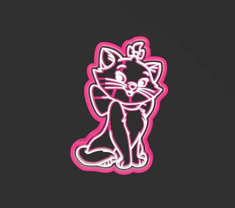 Marie, Aristogatos, cookie cutter 80mm