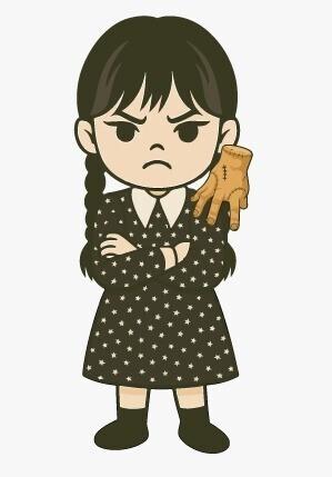 Merlina Addams Cookie Cutter