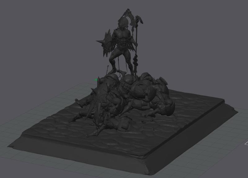 Warframe - Styanax Tonatiuh HD Bust