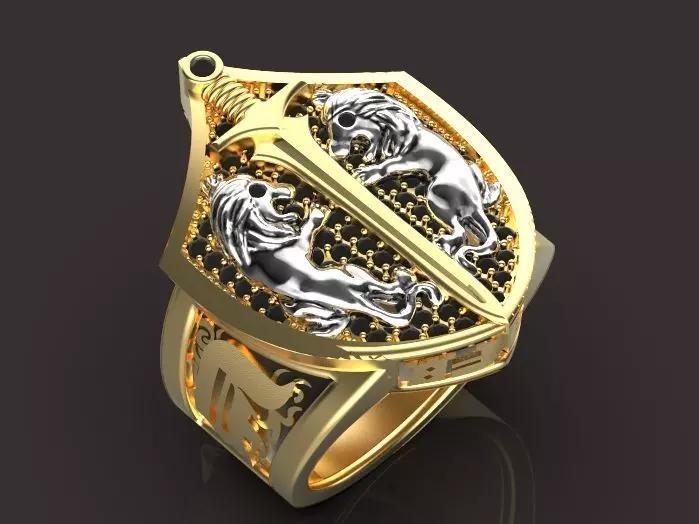 lion ring