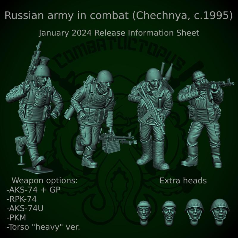 Patreon pack 29 - January 2024 - Russian Army in combat Chechnya 1995