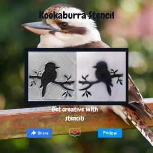 Kookaburra Stencil
