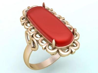 Gemstone Rings - Oval stone ring - Womens Rings