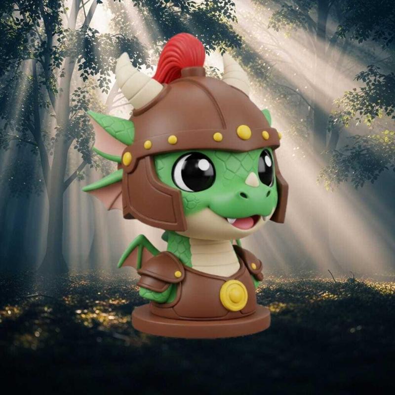 Dragon Chibi Warrior Collectible Figure