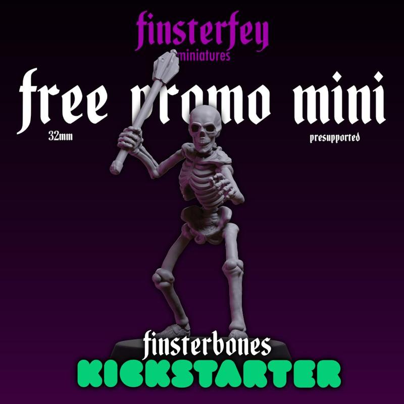 Skeleton with Mace - Free - Kickstarter-Demo