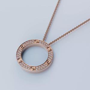 Pendant Love 3D print model Version4