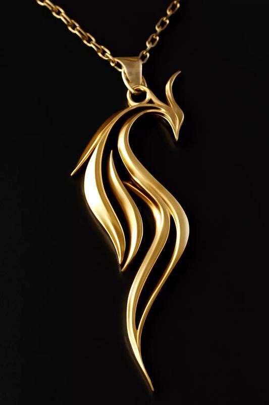 Phoenix Gold Pendant