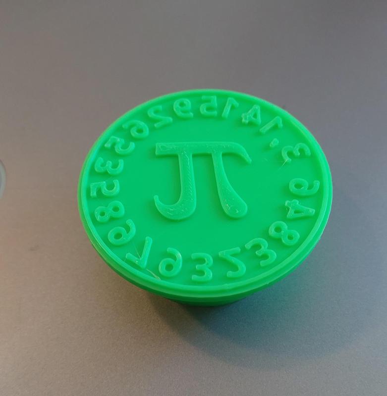 Cookie stamp Pi 3,14159265358979323846 - Keksstempel