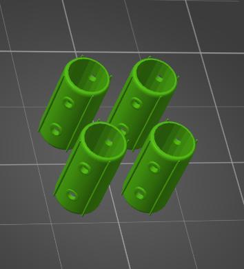 pipe connector 17mm inner diameter / Rohrverbinder 17mm Innendurchmesser