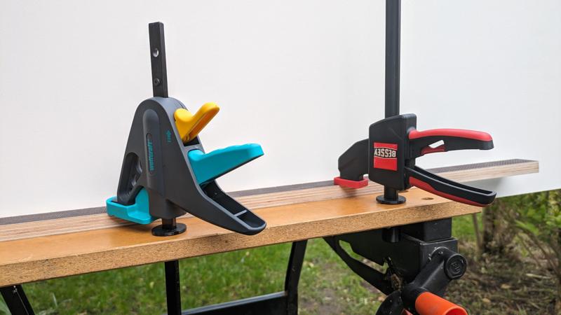 Bessey / Wolfcraft One-Hand Clamp to 20 mm Workbench Clamp conversion  2-Piece Version