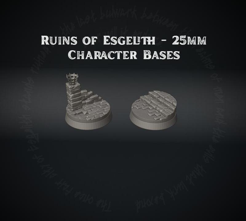 Ruins of Esgelith - 25mm Character Bases