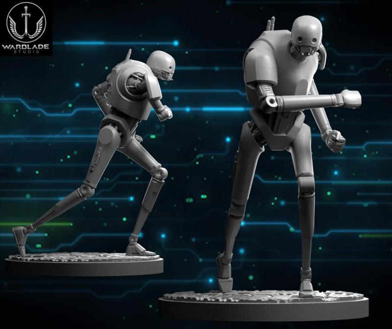 star wars shatterpoint k2so presupported included