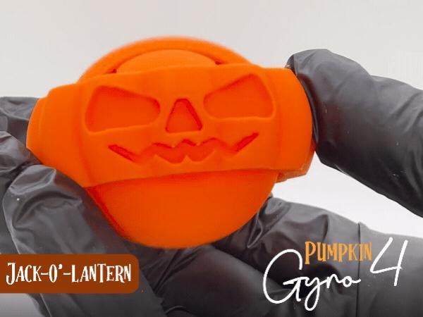 Gyro4 Pumpkin Fidget Spinner - Jack-o'-lantern