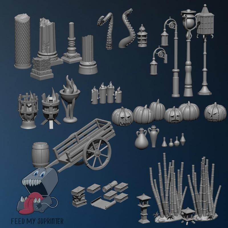>80 basing bits/assets for modular basing!