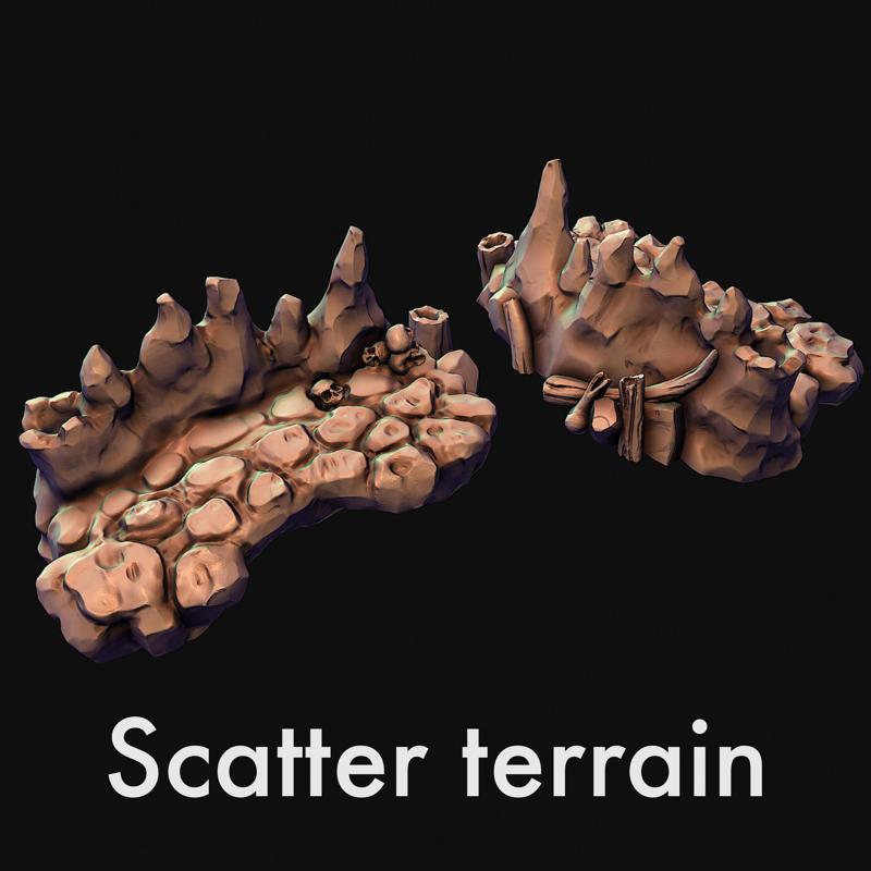 Scatter terrain, ramp with cover