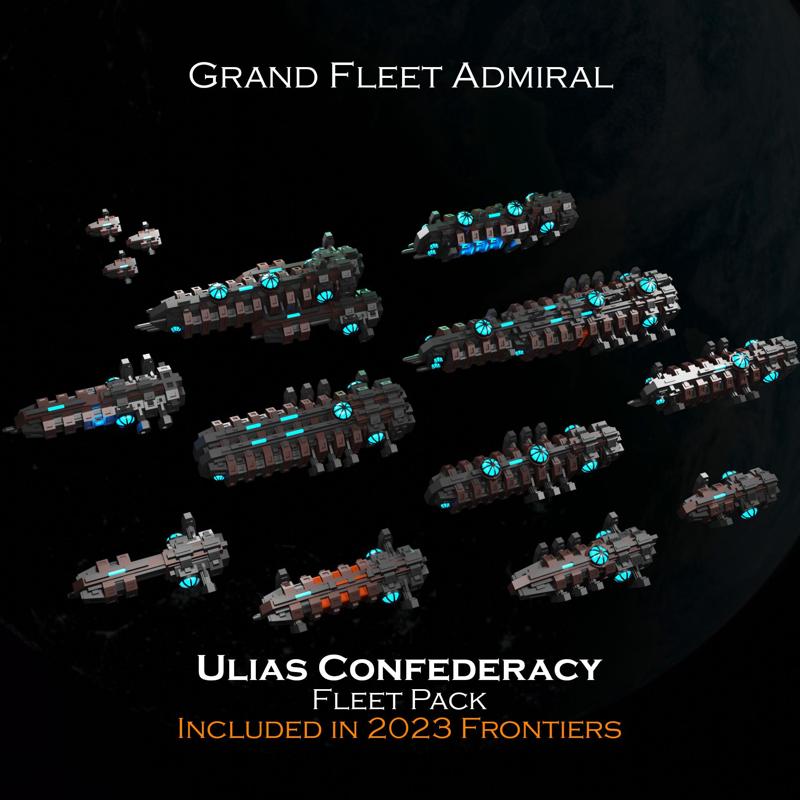 SCI-FI Ships Fleet Pack - Ulias Confederacy - Presupported