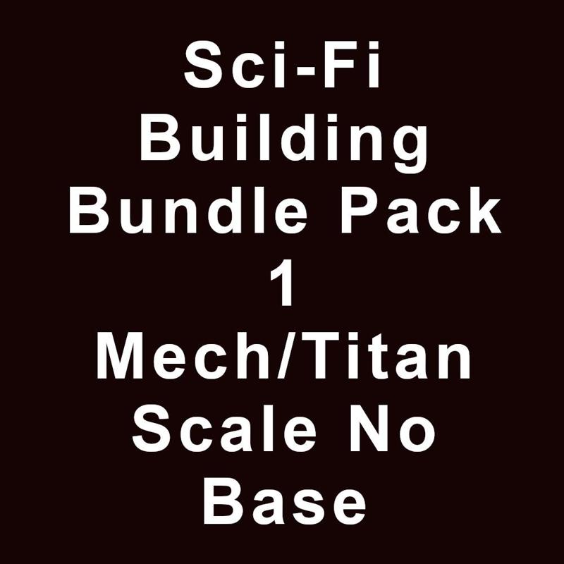 Sci-Fi Building Bundle Pack 1 Mech/Titan No Base