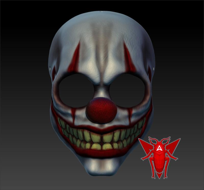 SMILING CLOWN MASK / PAYASITO SONRIENTE