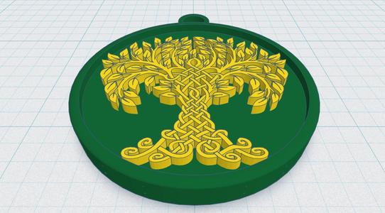 Celtic / Norse - Tree Of Life Pendent 40