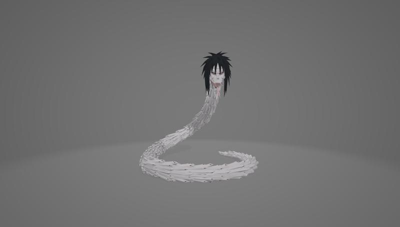 NARUTO SHIPPUDEN OROCHIMARU SNAKE FORM