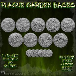 Plague Garden Bases - 32mm