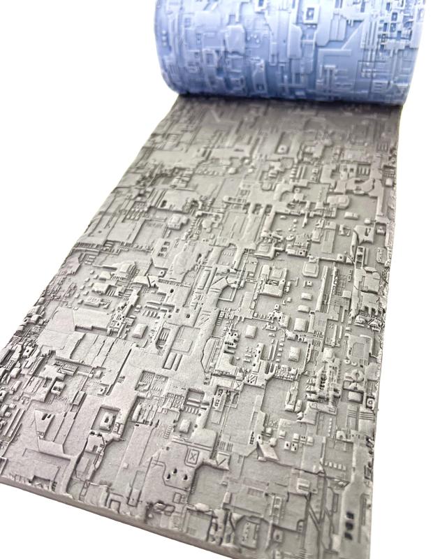 Print 'N' Roll: Cyberpunk Slums (Texture Roller and Terrain Set)