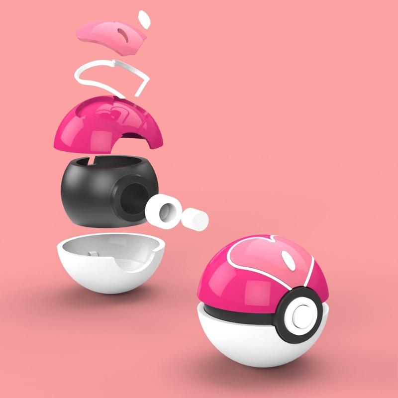 Pokemon Pokeball Love Ball Splitted