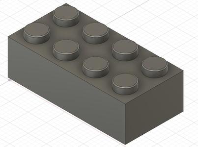 2x8 Lego Block