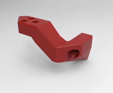 Voron Trident / 2.4 Toolhead Cable Chain Anchor Raised 13mm