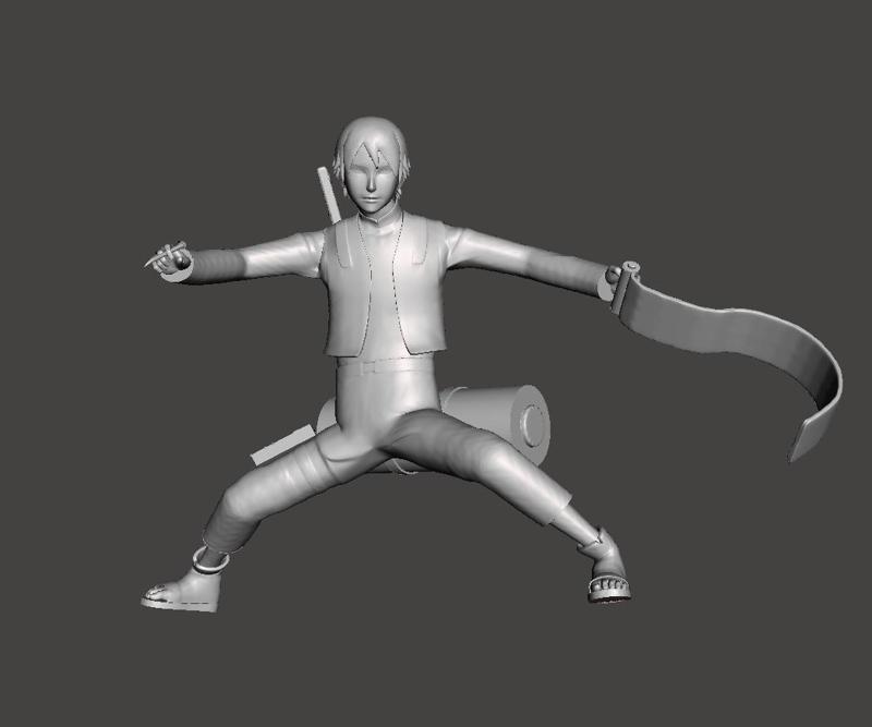 Sai Boruto 3D Model