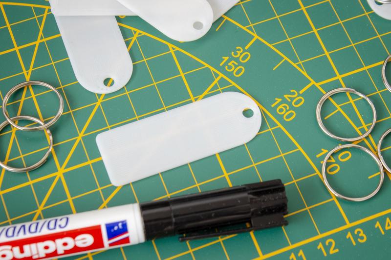 Blank Key Tags - Useful Printable Template - Keychain and Tags - Functional - Batch - Elegant, practical and smart